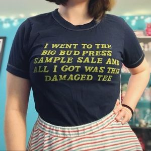 Big Bud Press Sample Sale Shirt Dark Navy Small